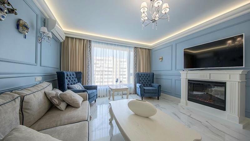 Роскошная 3К Квартира 120М2 На Набережной В Жк Obolon Residentsic Kyiv Exterior foto